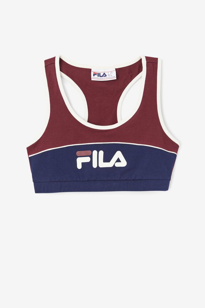 Fila Sports Bra Kairi Top Womens Brown - India KMX-430768